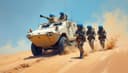 les casques bleus — UN peacekeepers/blue helmets