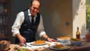 mesero — waiter / server