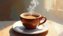 A cup of coffee — Чашку кофе
