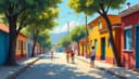 c'est un joli quartier — it's a nice neighborhood