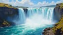waterfall — водопад