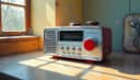 on the radio — по радио