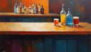 barra — bar counter