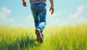 prendre ses jambes à son cou — to run away fast