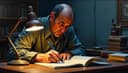 burning the midnight oil — bis spät in die Nacht arbeiten