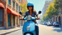 scooter — скутер; самокат
