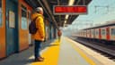 When does the train arrive? — Wann kommt der Zug an?