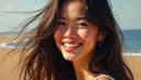 long hair — langes Haar