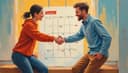 Let's meet tomorrow — Lass uns morgen treffen