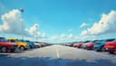 le parking — parking lot