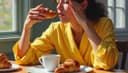 prendre le petit-déjeuner — to have breakfast