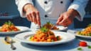 le dressage — plating [food]