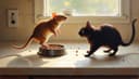 When the cat's away the mice will play — Wenn die Katze aus dem Haus ist tanzen die Mäuse