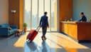 le check-in — check-in