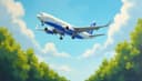 el avión va a aterrizar — the plane is about to land