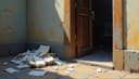 There's been a break-in — Es gab einen Einbruch