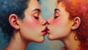 dame un beso — give me a kiss