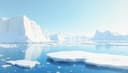 la calotte glaciaire — polar ice cap