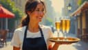 la serveuse — waitress