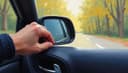 le rétroviseur intérieur — rearview mirror