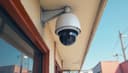 la cámara de seguridad — CCTV; security camera