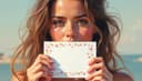 la tarjeta — greeting card