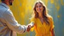 caer bien a alguien — to make a good impression