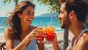 ¿puedo invitarte algo? — can I buy you a drink?
