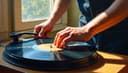 el vinilo — vinyl
