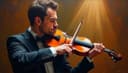 el violín — violin