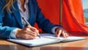 Le escribo en nombre de — I am writing on behalf of