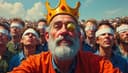en tierra de ciegos el tuerto es rey — in the land of the blind the one-eyed is king