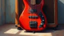 el bajo — bass